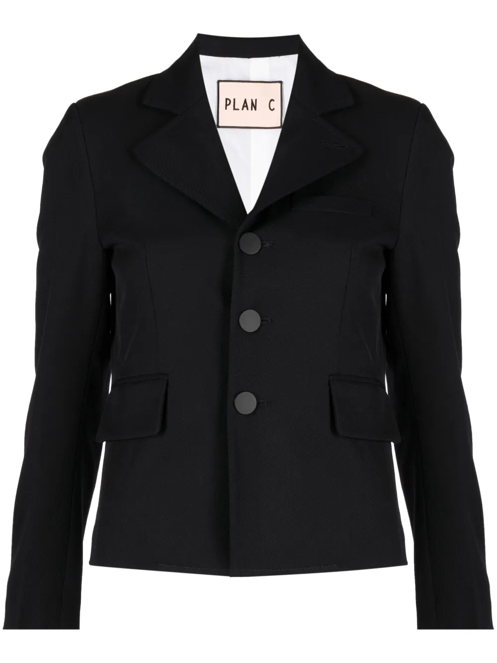 Single-Breasted Wool Blazer