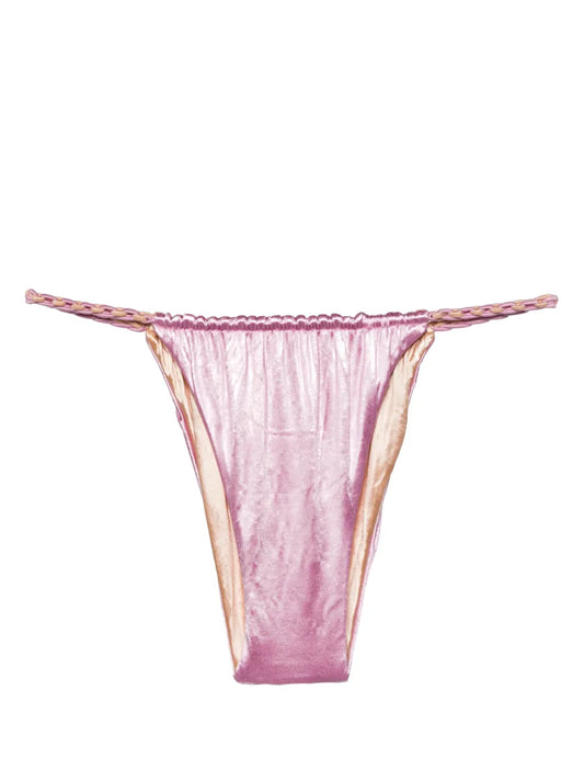 Ruched Reversible Bikini Bottoms
