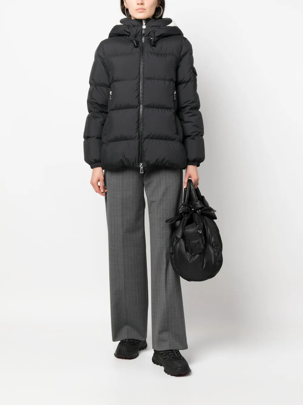 Logo-Patch Padded-Design Jacket