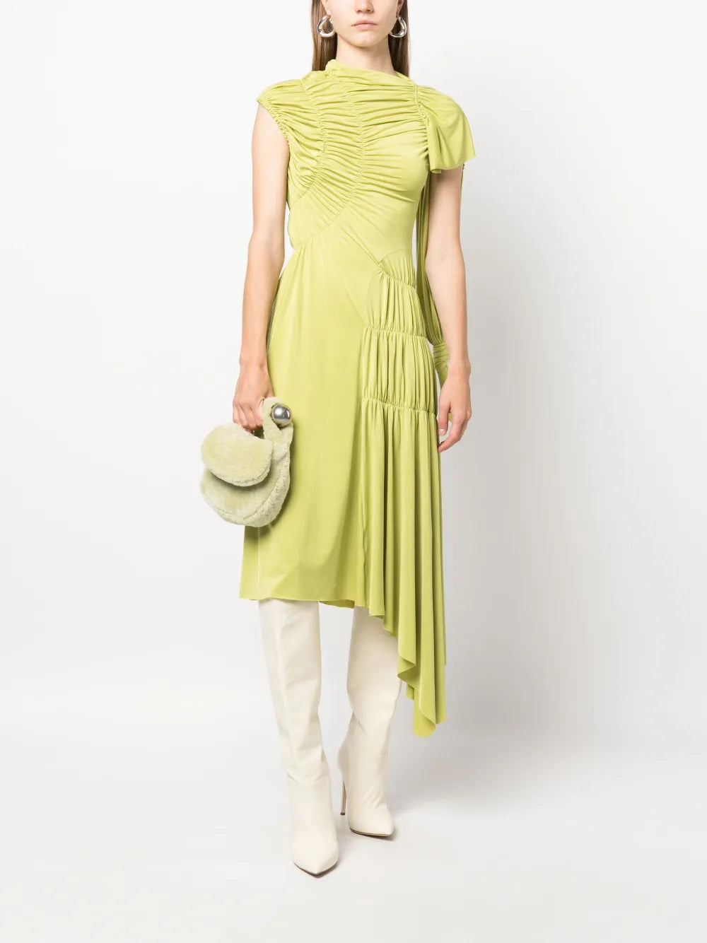 Ruched Midi Dress
