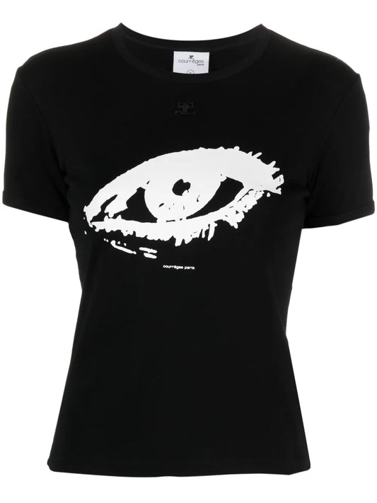 Graphic Print Cotton T-Shirt