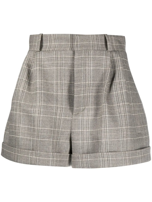 Kudebi Plaid-Check Shorts