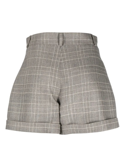 Kudebi Plaid-Check Shorts