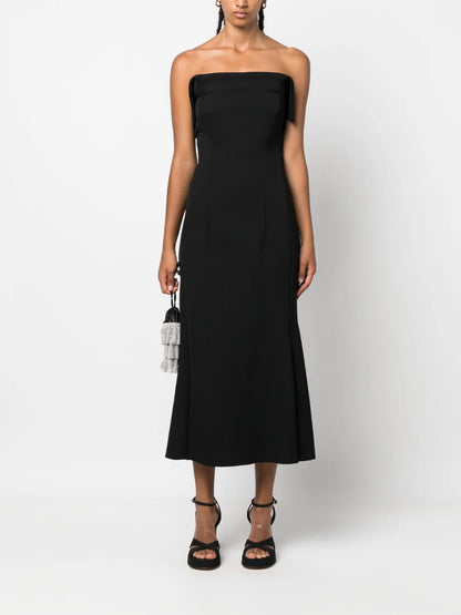 Strapless Midi Dress
