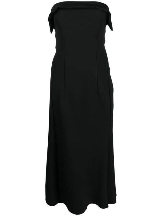 Strapless Midi Dress