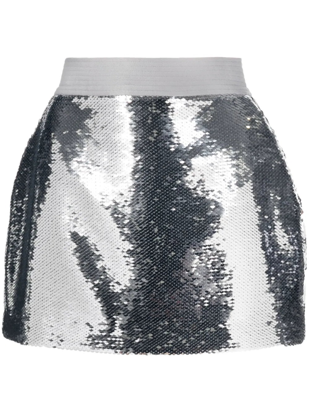 Sequin-Embellished Mini Skirt