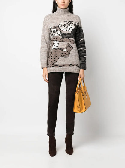 Slim-Fit Suede Trousers