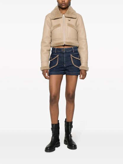 Passementer Denim Shorts