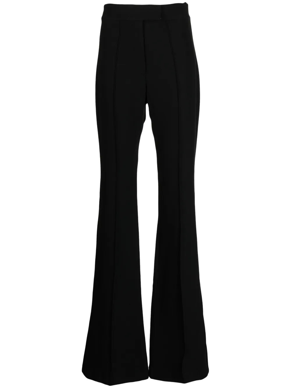 High-Waisted Flared Trousers