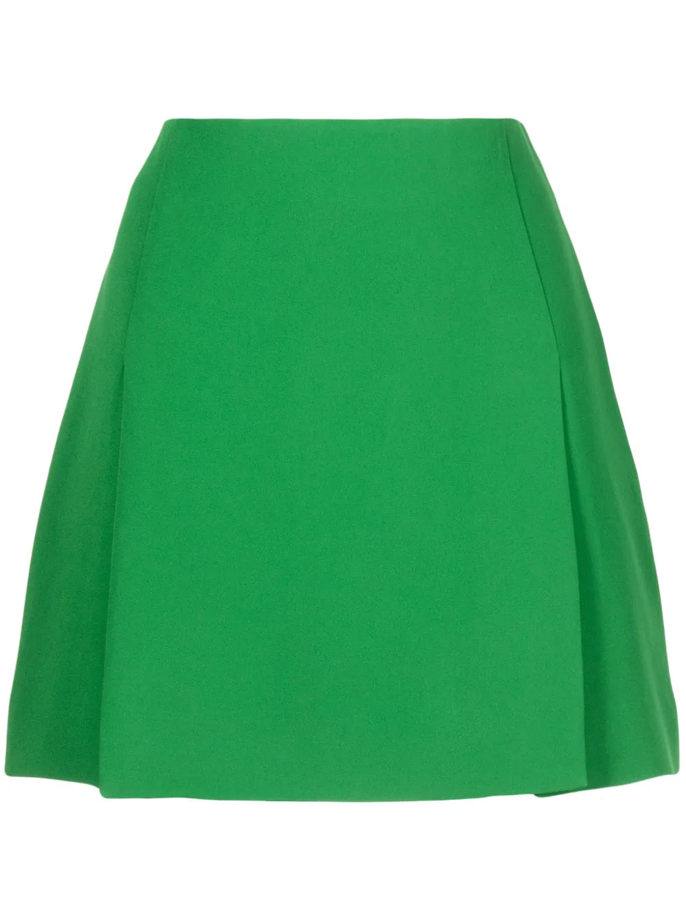Slits Silk Mini Skirt