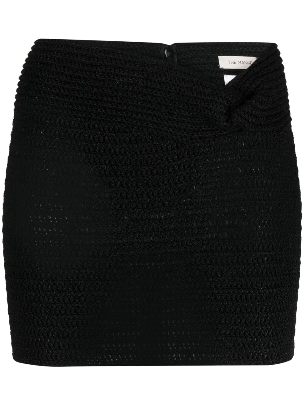 Kaukaz Knot-Detail Knitted Miniskirt