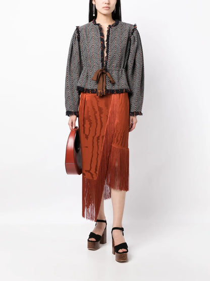 Ames Herringbone Tweed Jacket