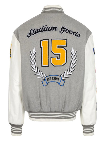 "Champions League" Wool Varsity Jacket