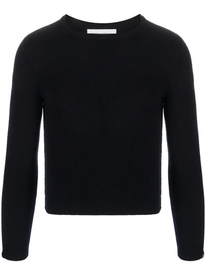 Fine-Knit Cropped Jumper