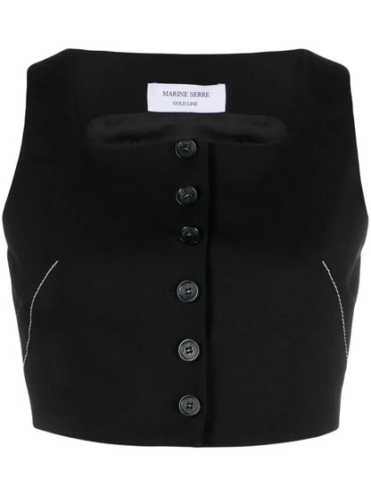 Tailoring Bustier Cropped Waistcoat