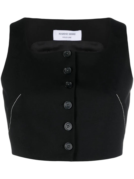 Tailoring Bustier Cropped Waistcoat