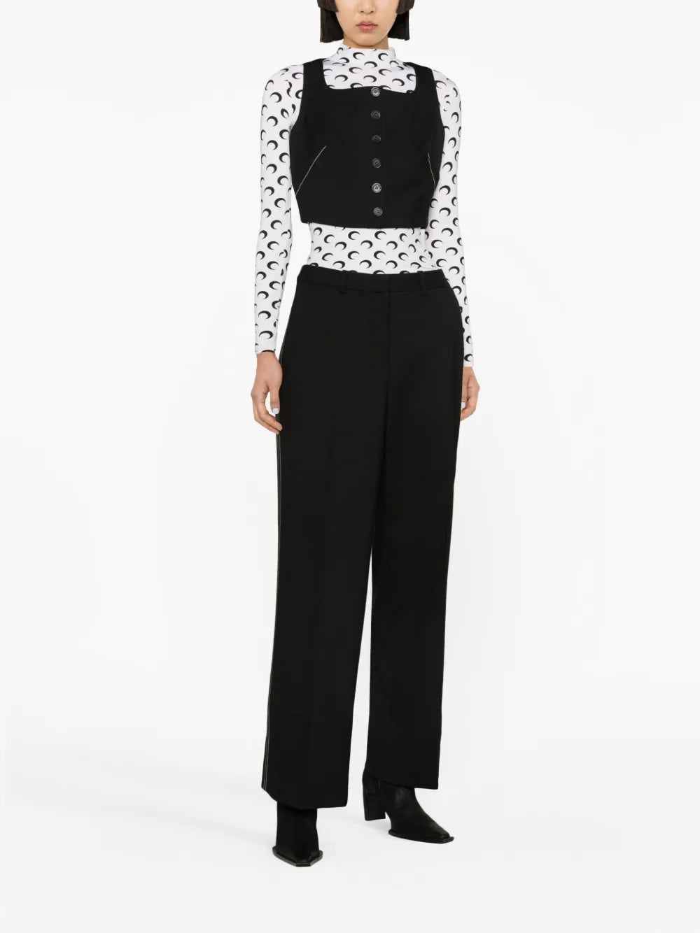 Tailoring Bustier Cropped Waistcoat