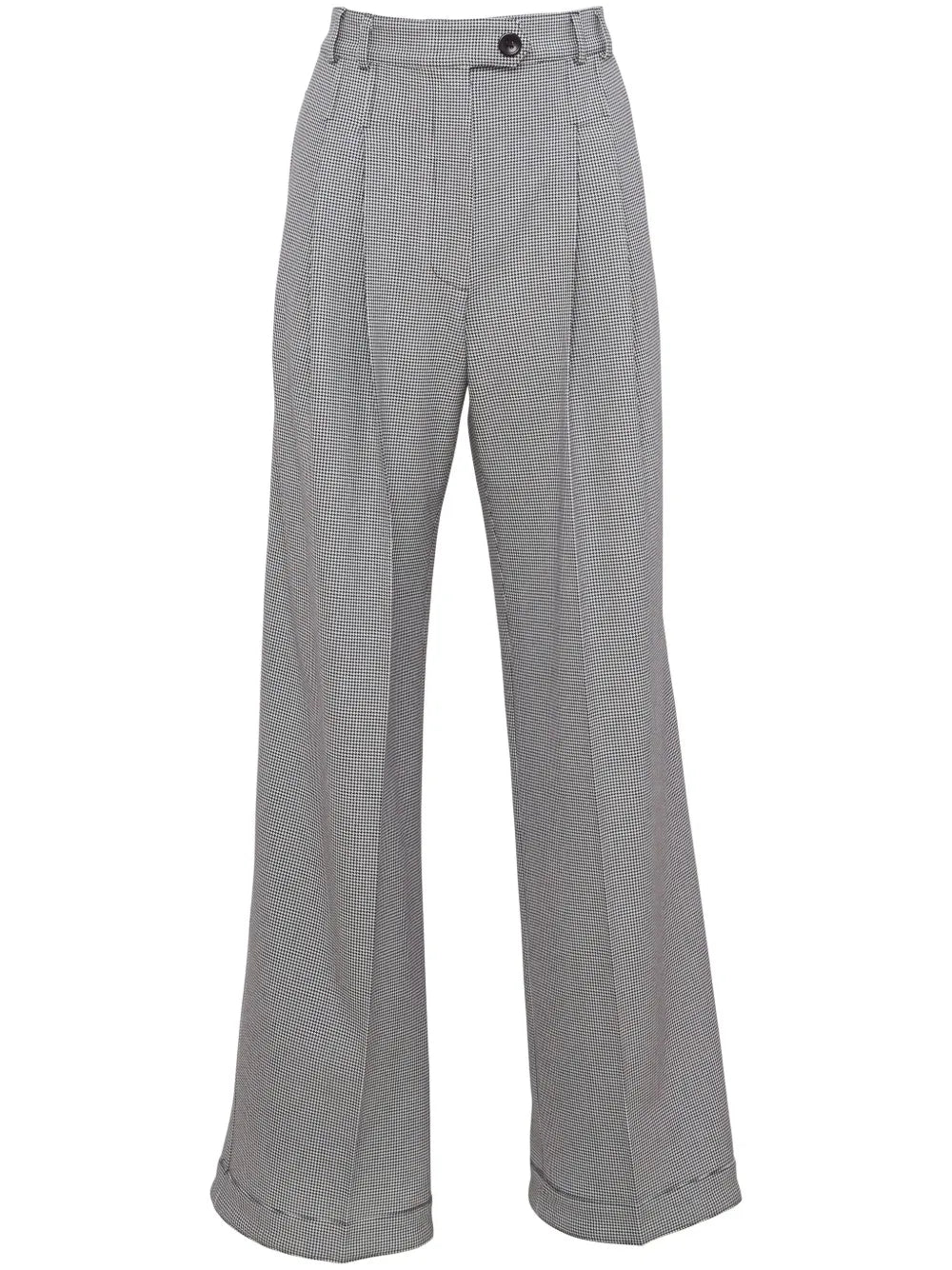 Houndstooth-Pattern Trousers