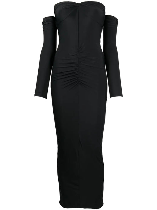 Ruched Midi Dress