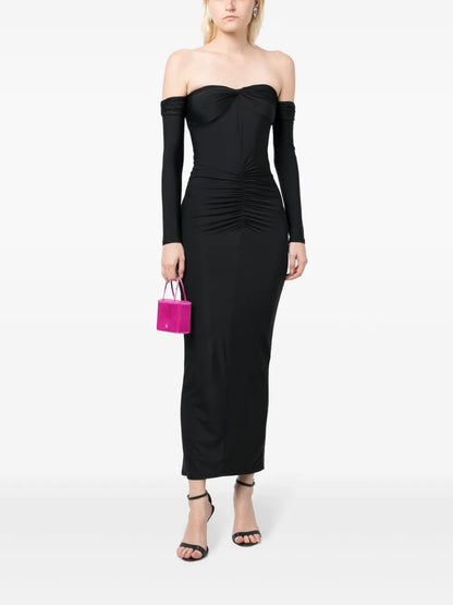 Ruched Midi Dress