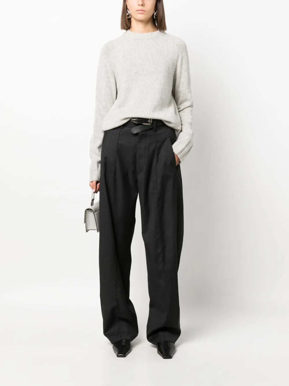 Crew-Neck Knitted Jumper