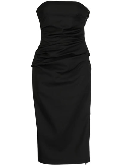 Ruched Strapless Dress