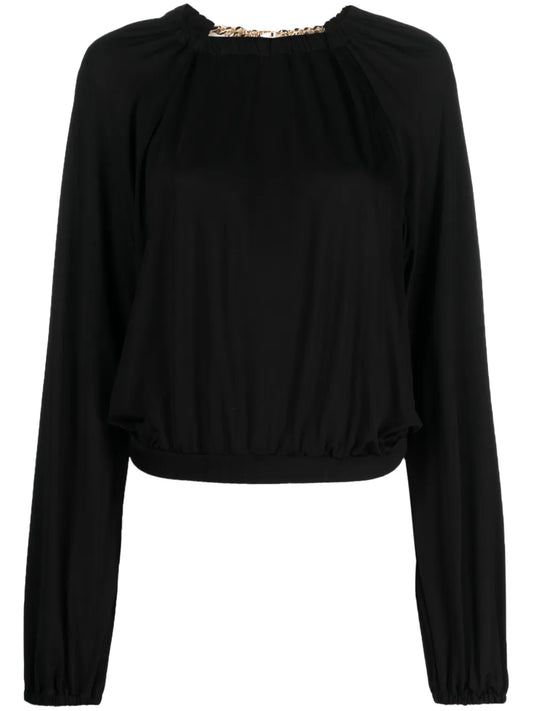 Chain-Link Cut-Out Top