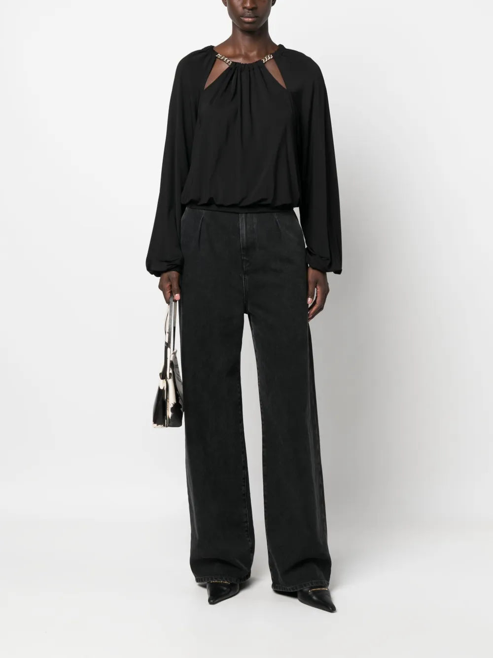 Chain-Link Cut-Out Top