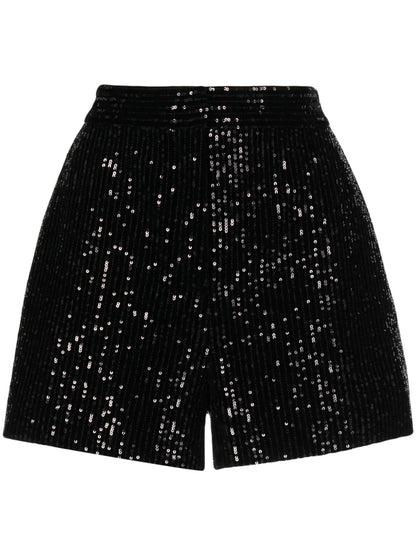 Sequin-Embellished Shorts