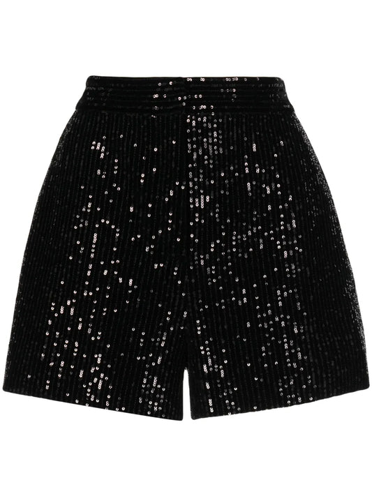 Sequin-Embellished Shorts