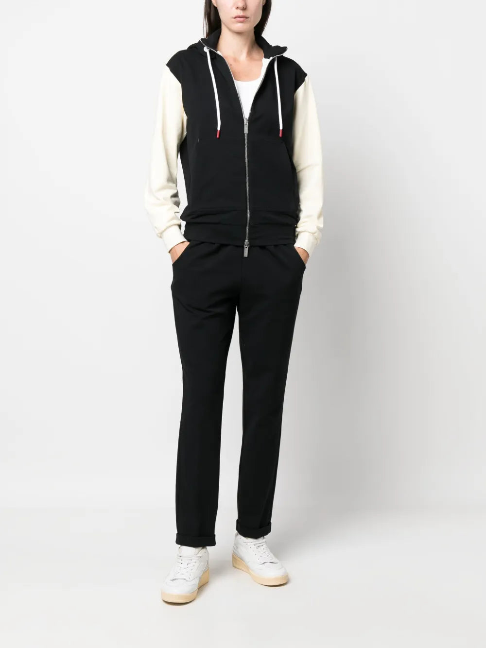 Drawstring Straight-Leg Trousers