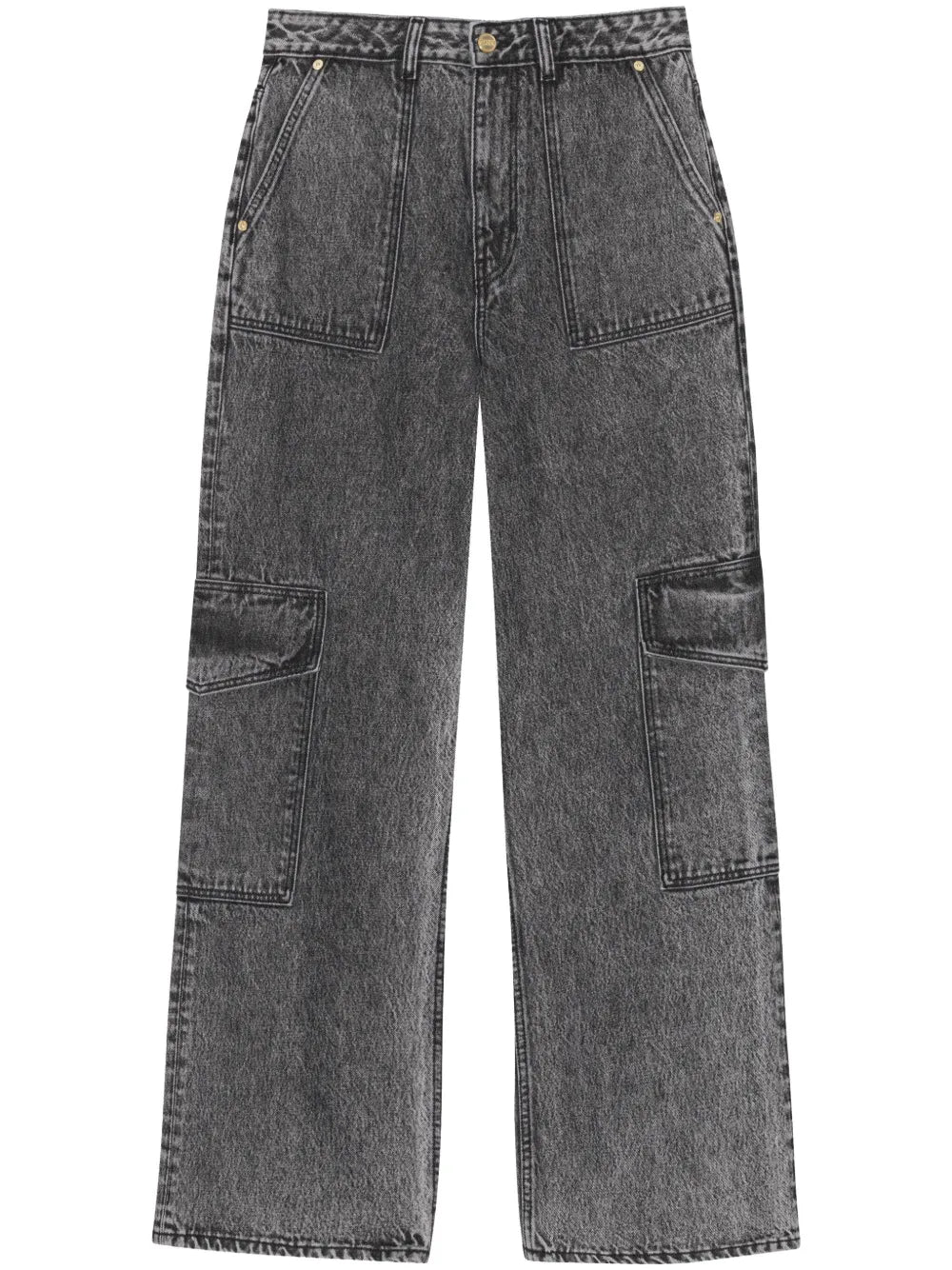 Mid-Rise Wide-Leg Jeans