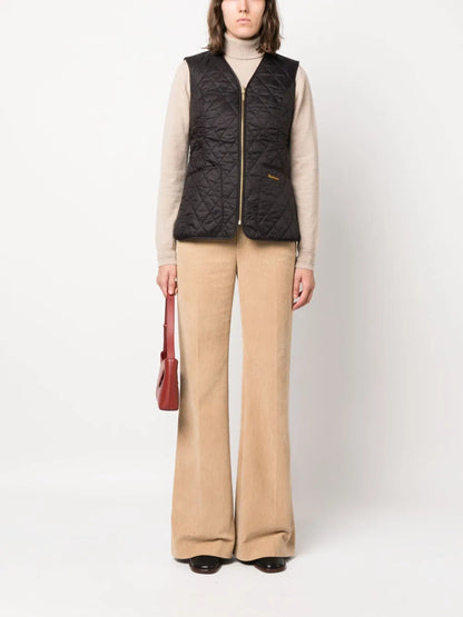 Logo-Embroidered Quilted Reversible Gilet