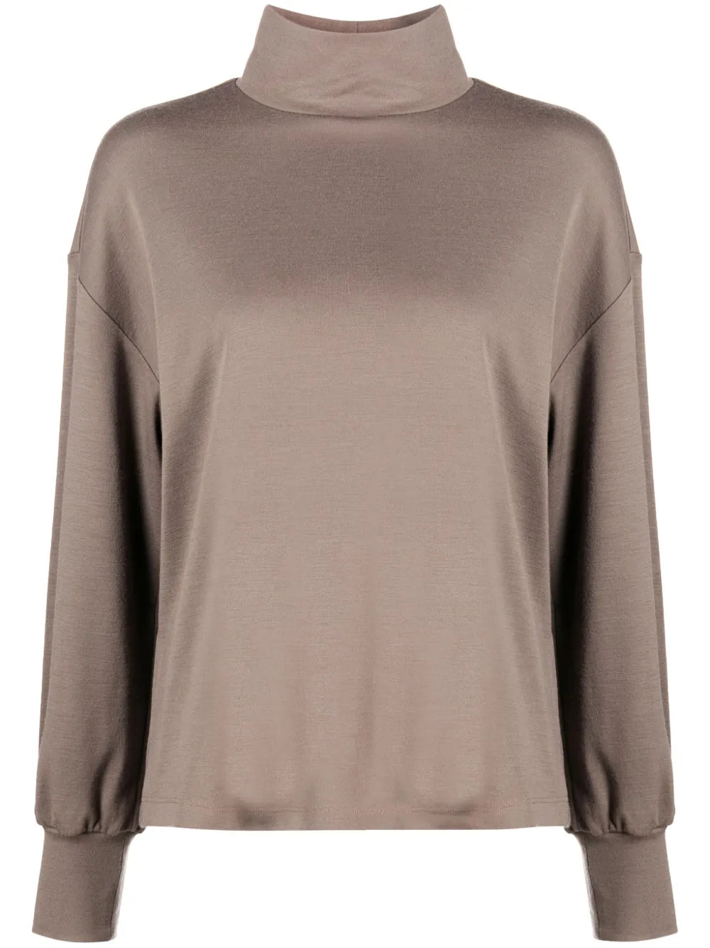 Mock-Neck Wool Jumper