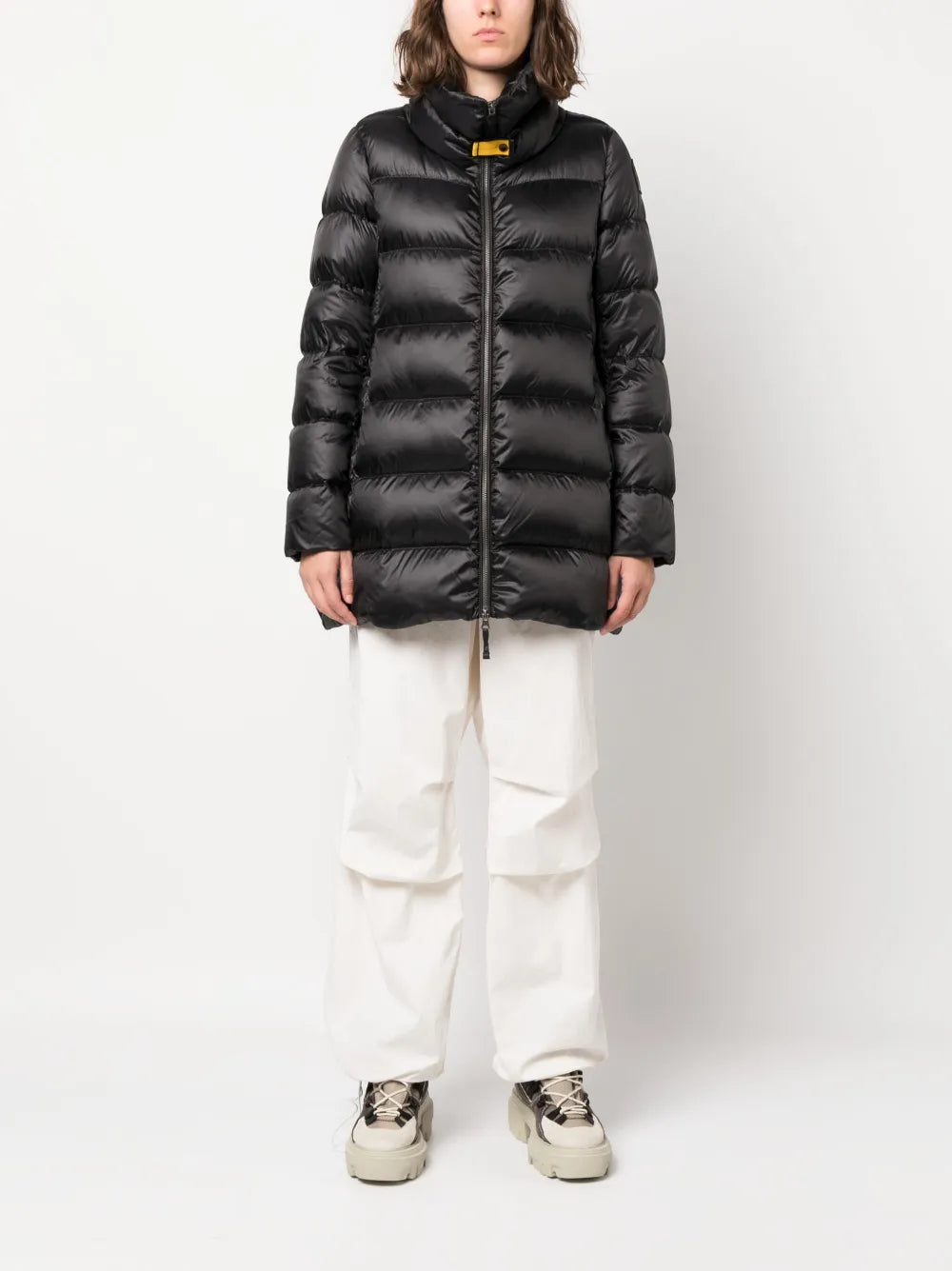 Mock-Neck Padded Jacket