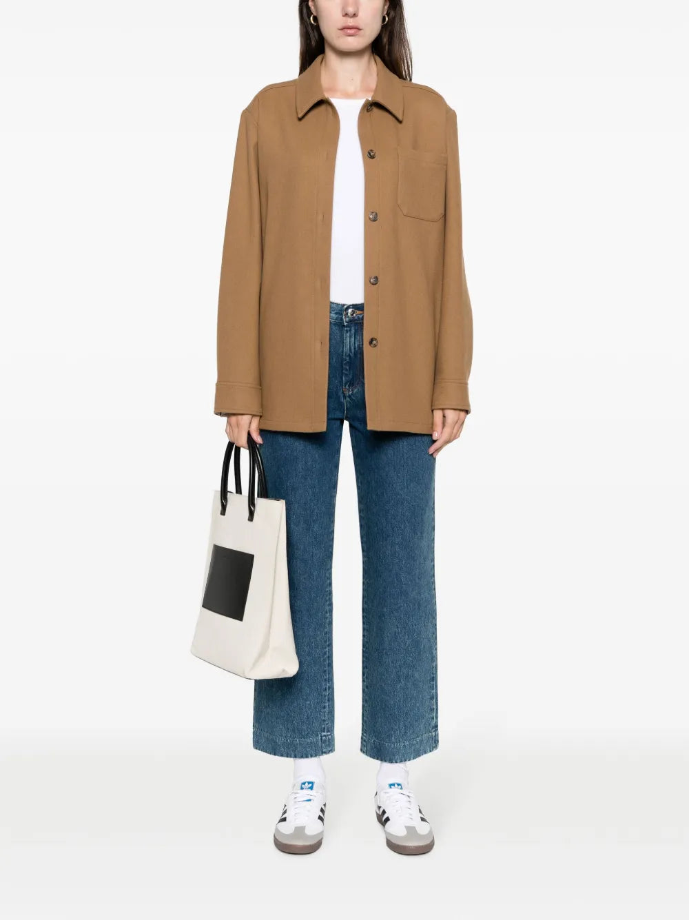 Straight-Leg Cropped Jeans