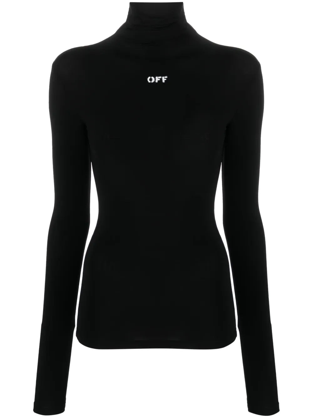 Off-Stamp High-Neck Top