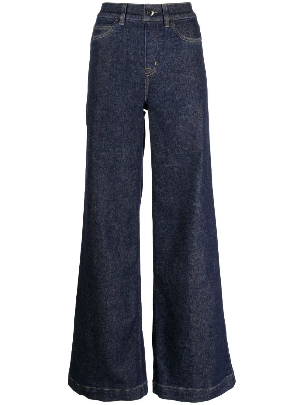 Flared Wide-Leg Jeans