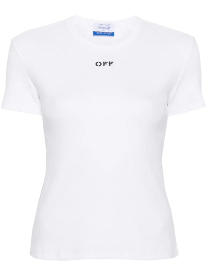 Off Stamp Stretch-Cotton T-Shirt