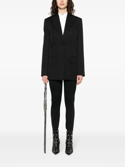 Single-Breasted Virgin-Wool Blazer