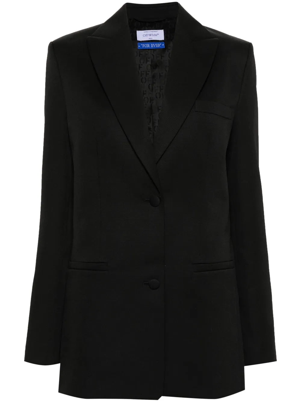 Single-Breasted Virgin-Wool Blazer