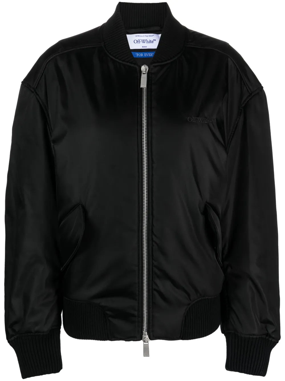 Ny Gab Arrows-Motif Bomber Jacket