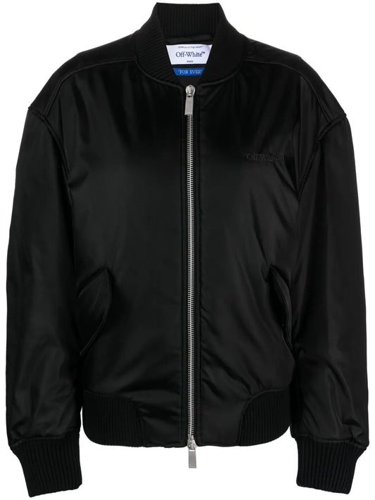 Ny Gab Arrows-Motif Bomber Jacket