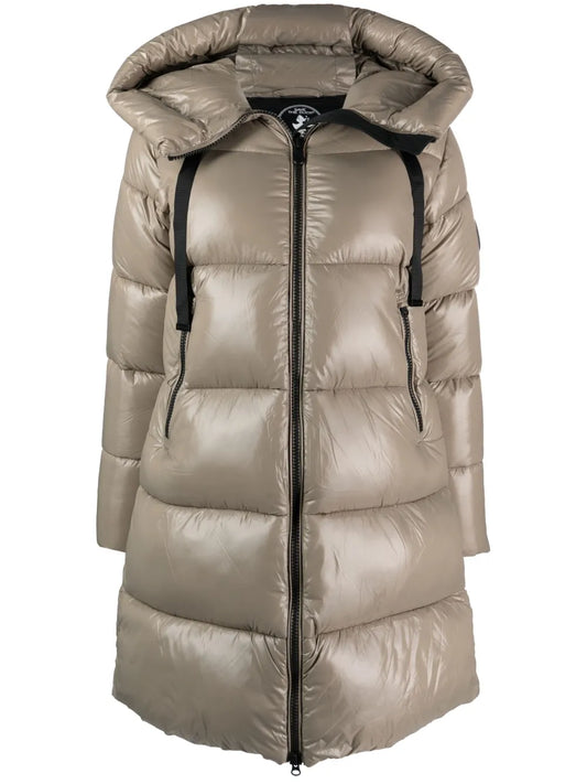 Isabel Hooded Quilted Puffer Coat