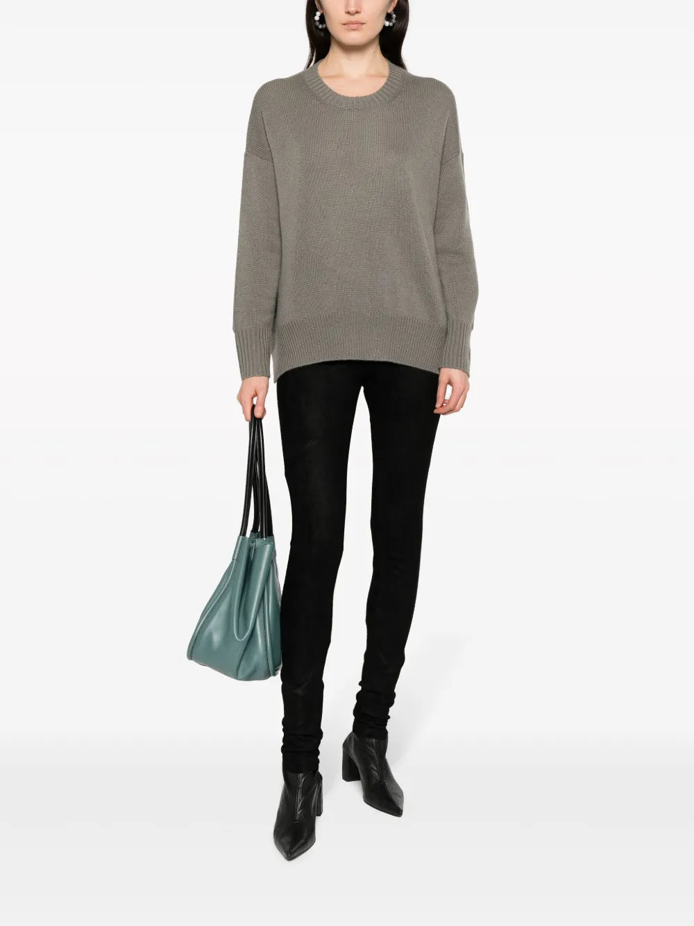 High-Rise Leather Leggings