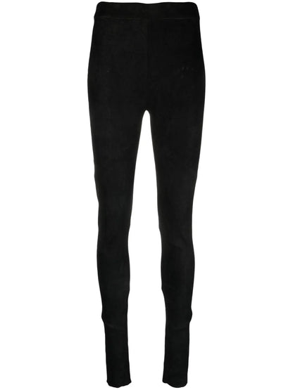 High-Rise Leather Leggings