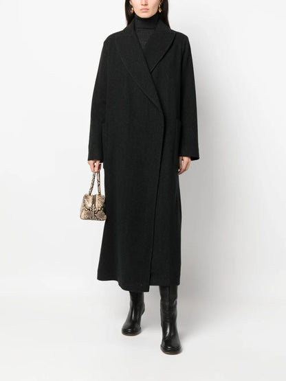 Double-Breasted Cashmere Coat