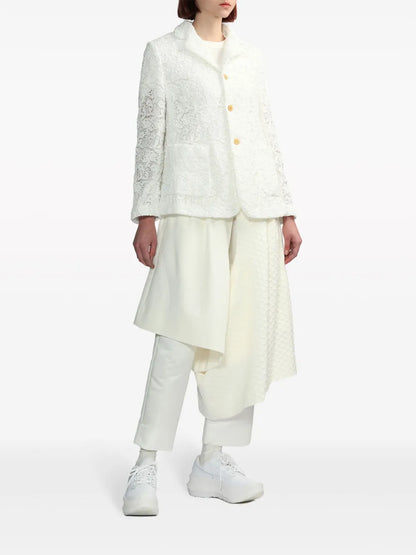 Wide-Leg Asymmetric Trousers