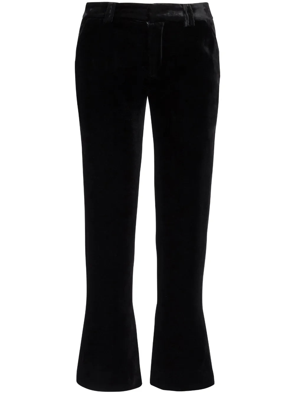 Cropped Velvet Trousers