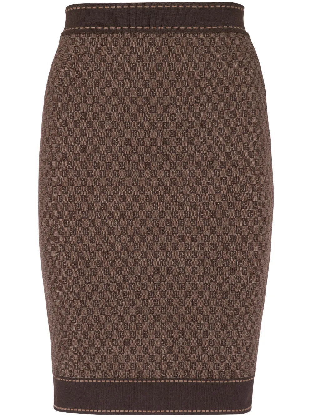 Monogram-Jacquard Skirt
